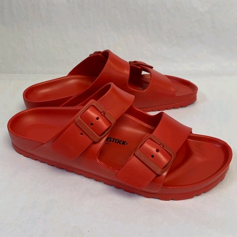 Birkenstock Bold Red Slides Men 12